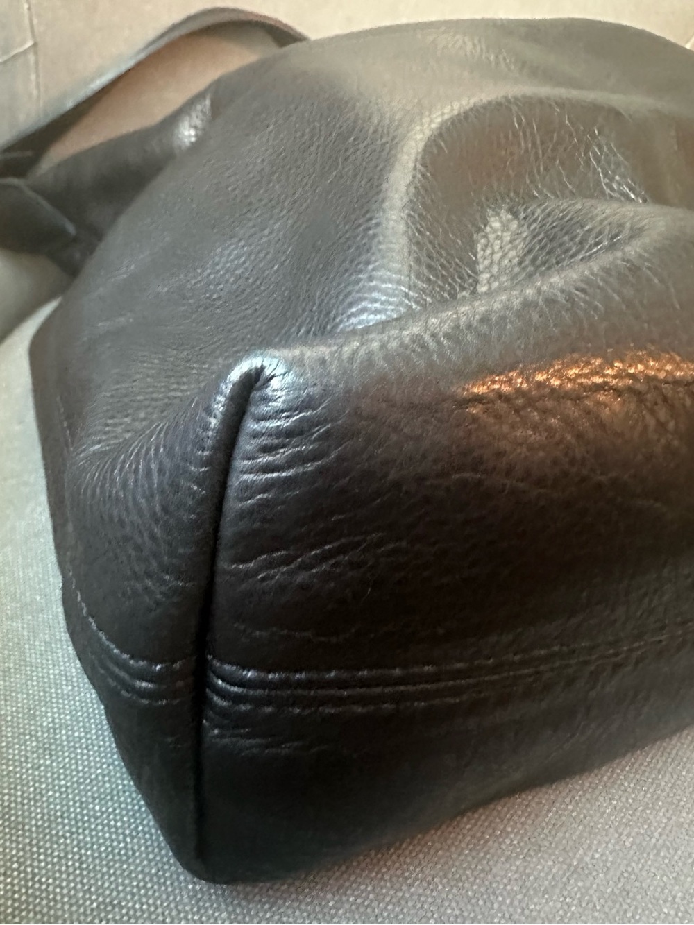 Maurice Hobo - Heritage "Broken-In" Leather Black Parker and thatch - Picture 10 of 13
